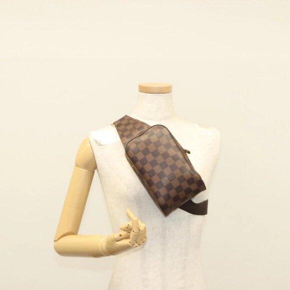 LOUIS VUITTON Damier Ebene Geronimos Shoulder Bag - Picture 1 of 16